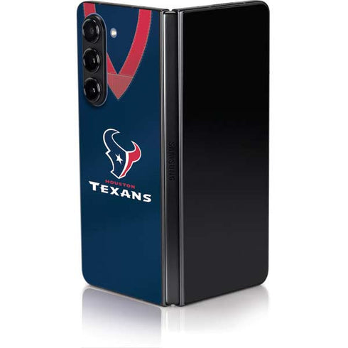 NFL Houston Texans Team Jersey Galaxy Z Fold5 5G Skin